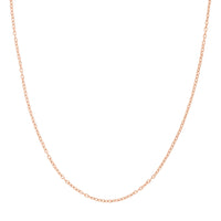 Load image into Gallery viewer, 14K Yellow Gold or White Gold or Rose Gold 1.90mm Designer Rolo Chain Necklace with Lobster Lock

