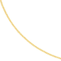 Load image into Gallery viewer, 14K Yellow Gold Or White Gold 1.15mm Adjustable Square Wheat Chain Necklace
