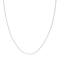 Load image into Gallery viewer, 14K Yellow Gold, White Gold and Rose Gold 0.85mm Sparkle Singapore Chain Necklace with Lobster Lock
