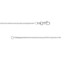 Load image into Gallery viewer, 14K Yellow Gold or White Gold 1.5mm Sparkle Singapore Chain Necklace with Lobster Lock
