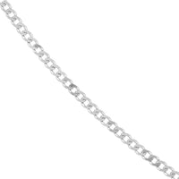 Load image into Gallery viewer, 14K Yellow Gold or White Gold or Rose Gold 1.95mm Open Curb Chain Necklace with Spring Ring
