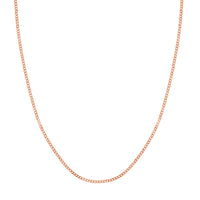 Load image into Gallery viewer, 14K Yellow Gold or White Gold or Rose Gold 1.95mm Open Curb Chain Necklace with Spring Ring
