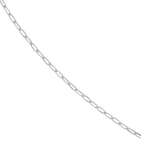 Load image into Gallery viewer, 14K Yellow Gold Or White Gold 1.7mm Paper Clip Chain Necklace with Lobster Lock
