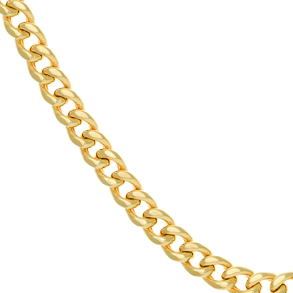 14K Yellow Gold 12.55mm Light Miami Cuban Chain Necklace