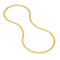 Load image into Gallery viewer, Solid 14K Gold 5.35mm Light Miami Cuban Chain Necklace
