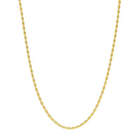 Load image into Gallery viewer, 14K Yellow Gold 1.50mm Long Bead Chain Necklace with Pear Lobster
