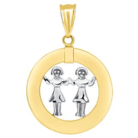 Load image into Gallery viewer, gemini pendant necklace
