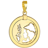 Load image into Gallery viewer, virgo zodiac pendant necklace
