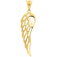 Load image into Gallery viewer, 14k Angel Wing Pendant
