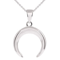 Load image into Gallery viewer, Gold Crescent Moon Pendant Necklace
